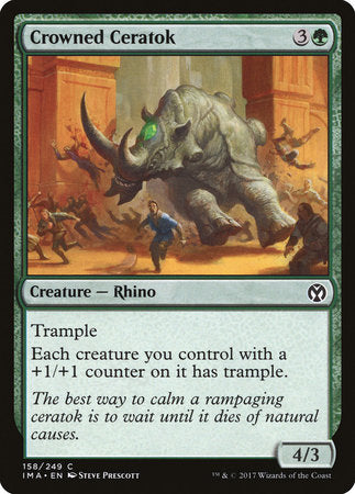 Crowned Ceratok [Iconic Masters] | The Time Vault CA