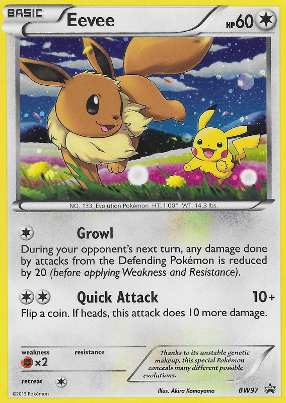 Eevee (BW97) [Black & White: Black Star Promos] | The Time Vault CA