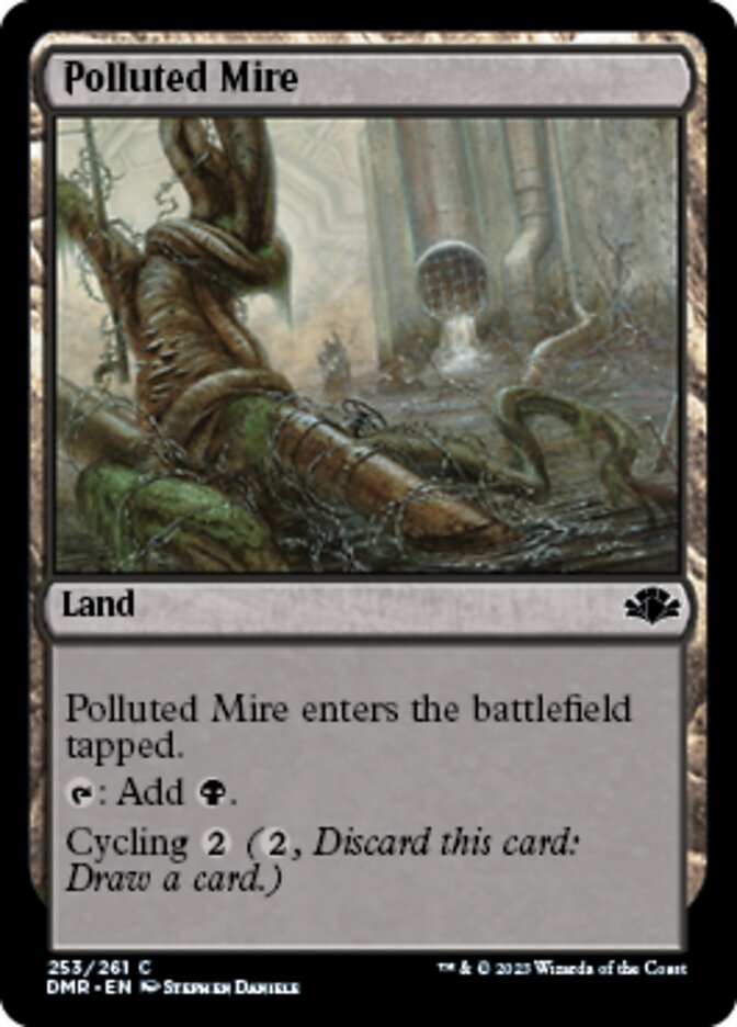 Polluted Mire [Dominaria Remastered] | The Time Vault CA