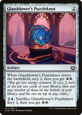 Glassblower's Puzzleknot [Kaladesh] | The Time Vault CA