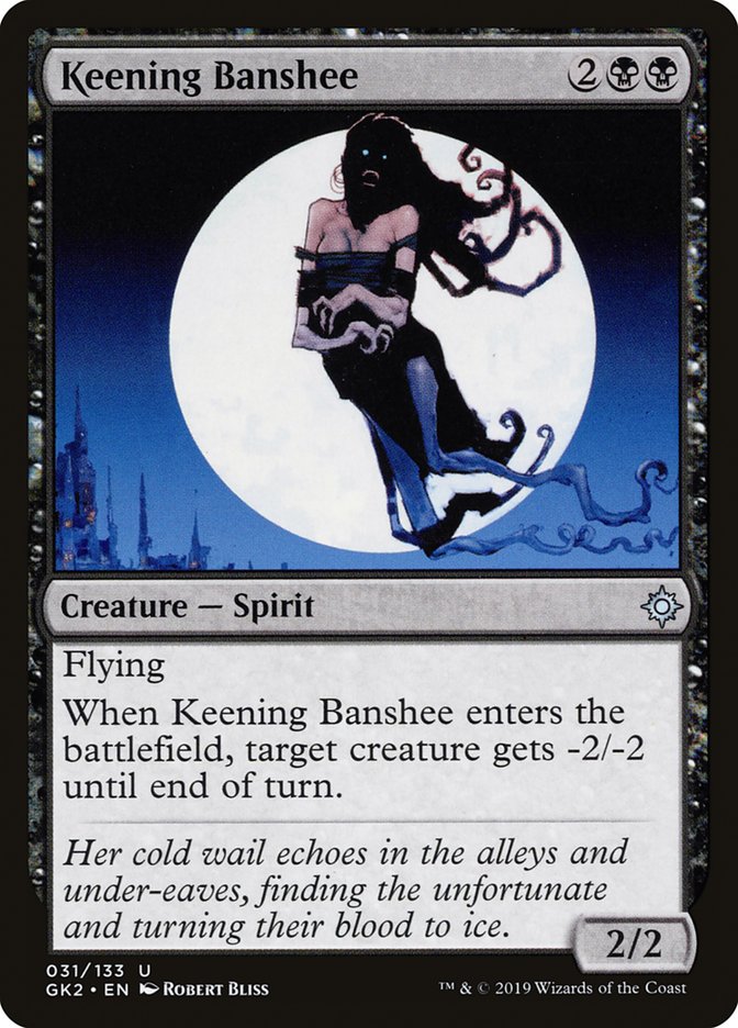 Keening Banshee [Ravnica Allegiance Guild Kit] | The Time Vault CA