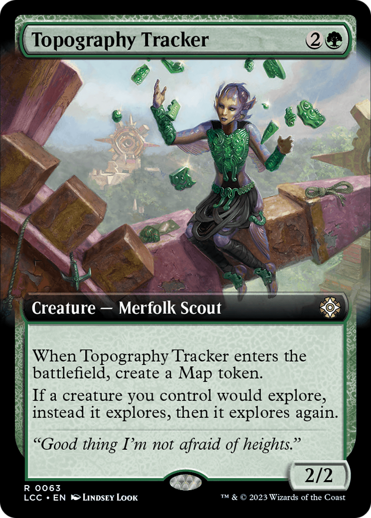 Topography Tracker (Extended Art) [The Lost Caverns of Ixalan Commander] | The Time Vault CA