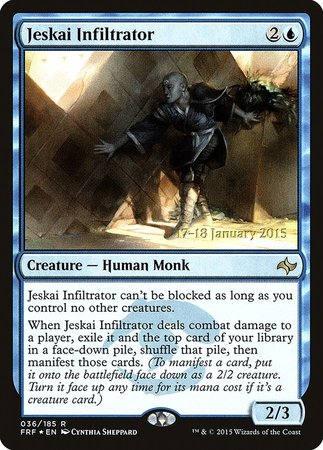 Jeskai Infiltrator [Fate Reforged Promos] | The Time Vault CA