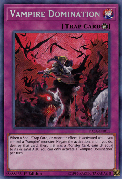 Vampire Domination [DASA-EN011] Secret Rare | The Time Vault CA