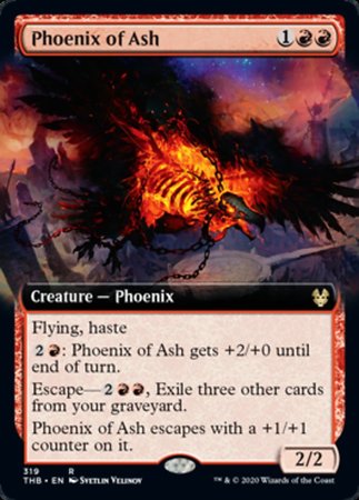 Phoenix of Ash (Extended Art) [Theros Beyond Death] | The Time Vault CA