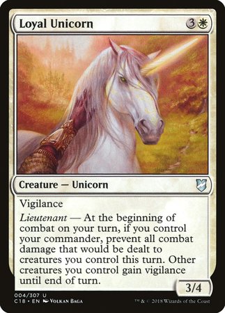 Loyal Unicorn [Commander 2018] | The Time Vault CA