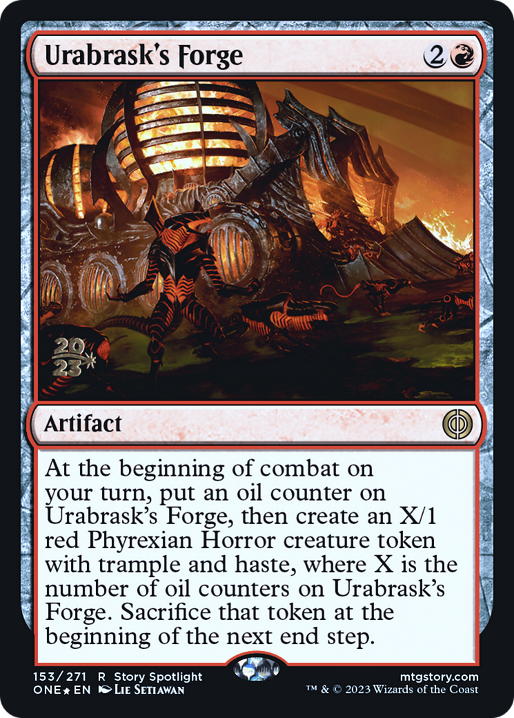 Urabrask's Forge [Phyrexia: All Will Be One Prerelease Promos] | The Time Vault CA