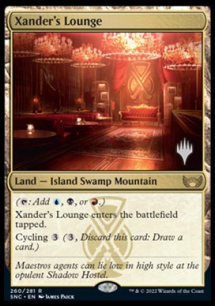 Xander's Lounge (Promo Pack) [Streets of New Capenna Promos] | The Time Vault CA