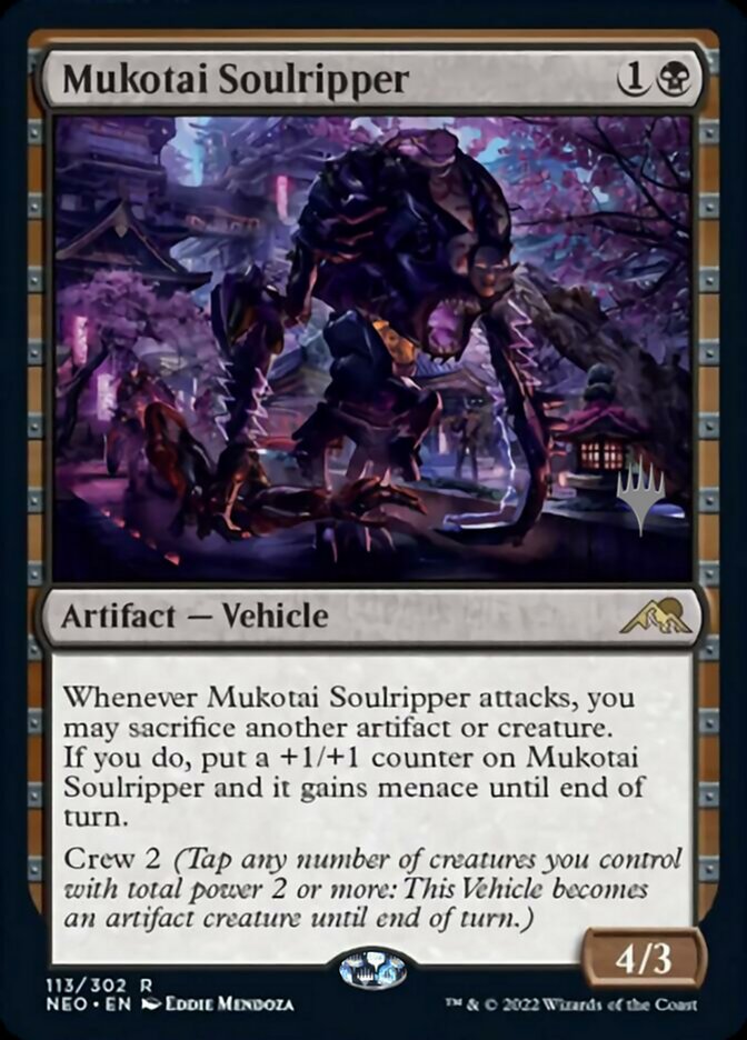 Mukotai Soulripper (Promo Pack) [Kamigawa: Neon Dynasty Promos] | The Time Vault CA