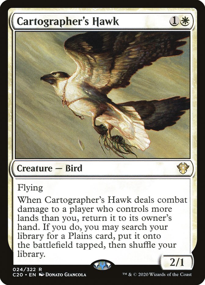 Cartographer's Hawk [Commander 2020] | The Time Vault CA