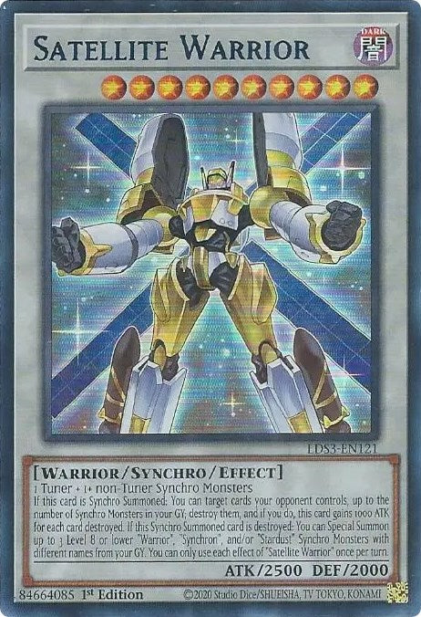 Satellite Warrior (Blue) [LDS3-EN121] Ultra Rare | The Time Vault CA