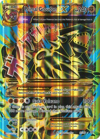 Primal Groudon EX (97/98) (Jumbo Card) [XY: Ancient Origins] | The Time Vault CA