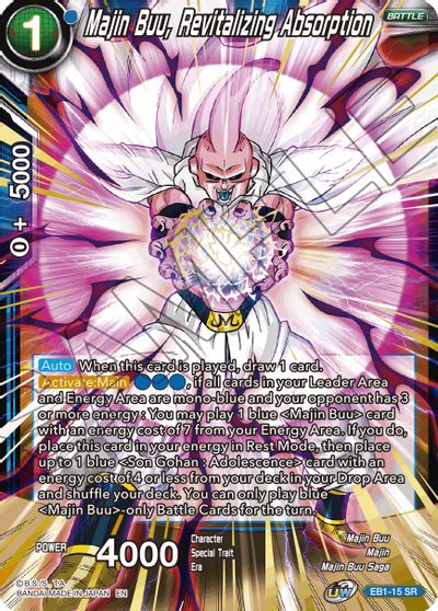 Majin Buu, Revitalizing Absorption (EB1-15) [Battle Evolution Booster] | The Time Vault CA