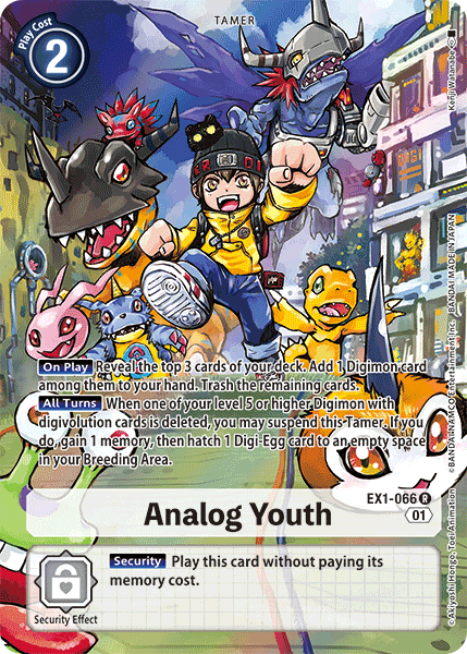 Analog Youth [EX1-066] (Alternate Art) [Classic Collection] | The Time Vault CA