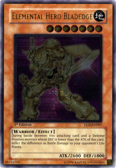 Elemental Hero Bladedge [EEN-EN007] Ultimate Rare | The Time Vault CA