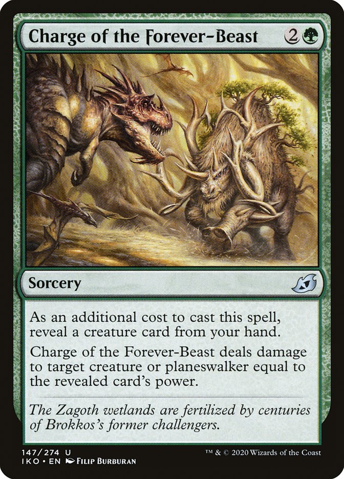Charge of the Forever-Beast [Ikoria: Lair of Behemoths] | The Time Vault CA