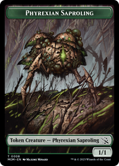 First Mate Ragavan // Phyrexian Saproling Double-Sided Token [March of the Machine Tokens] | The Time Vault CA