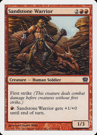 Sandstone Warrior [Ninth Edition] | The Time Vault CA