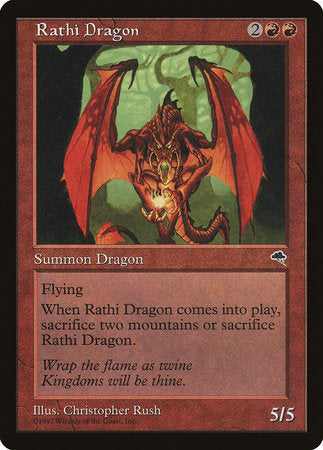 Rathi Dragon [Tempest] | The Time Vault CA
