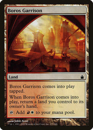 Boros Garrison [Ravnica: City of Guilds] | The Time Vault CA