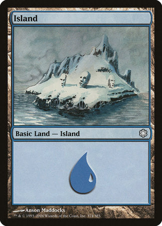 Island (374) [Coldsnap Theme Decks] | The Time Vault CA