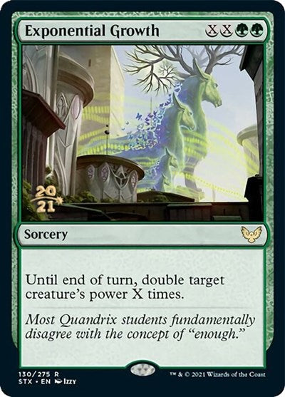 Exponential Growth [Strixhaven: School of Mages Prerelease Promos] | The Time Vault CA