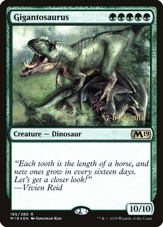 Gigantosaurus [Core Set 2019 Promos] | The Time Vault CA