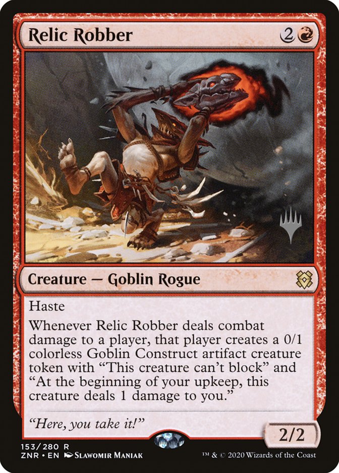 Relic Robber (Promo Pack) [Zendikar Rising Promos] | The Time Vault CA