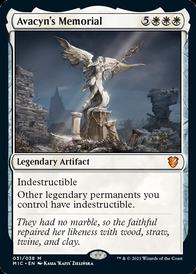 Avacyn's Memorial [Innistrad: Midnight Hunt Commander] | The Time Vault CA