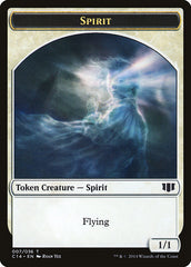 Soldier // Spirit Double-sided Token [Commander 2014 Tokens] | The Time Vault CA