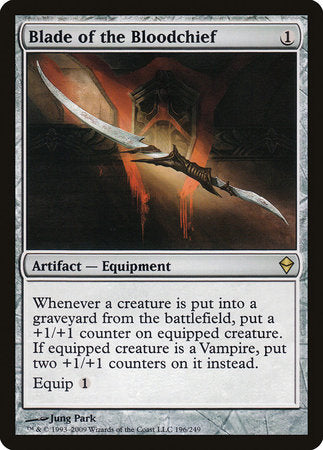 Blade of the Bloodchief [Zendikar] | The Time Vault CA