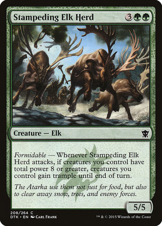 Stampeding Elk Herd [Dragons of Tarkir] | The Time Vault CA
