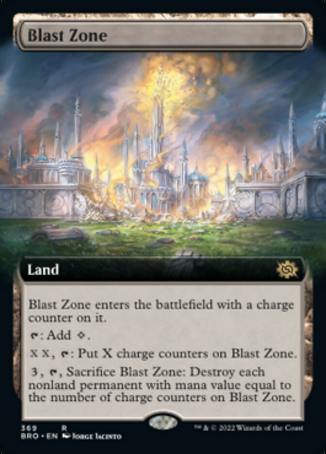 Blast Zone (Extended Art) [The Brothers' War] | The Time Vault CA