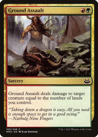 Ground Assault [Modern Masters 2017] | The Time Vault CA