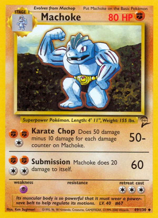 Machoke (49/130) [Base Set 2] | The Time Vault CA