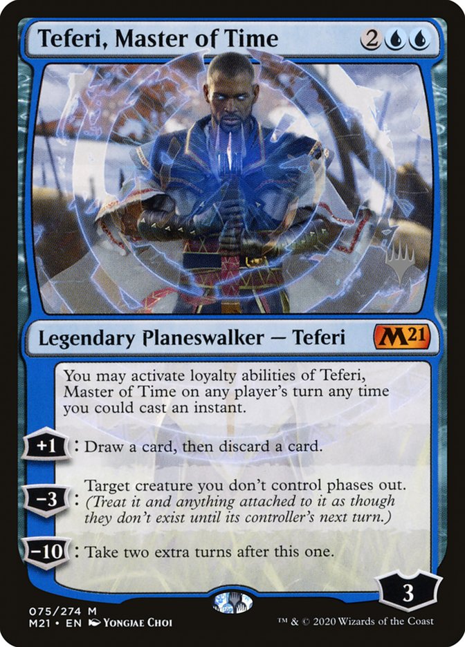 Teferi, Master of Time (Promo Pack) [Core Set 2021 Promos] | The Time Vault CA