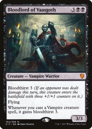 Bloodlord of Vaasgoth [Commander 2017] | The Time Vault CA