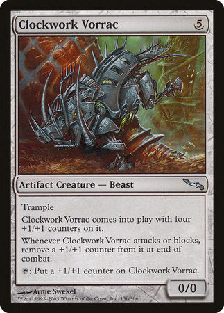 Clockwork Vorrac [Mirrodin] | The Time Vault CA