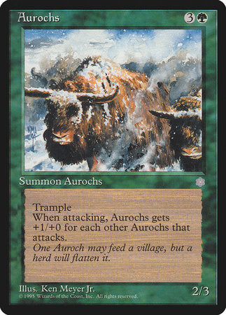 Aurochs [Ice Age] | The Time Vault CA