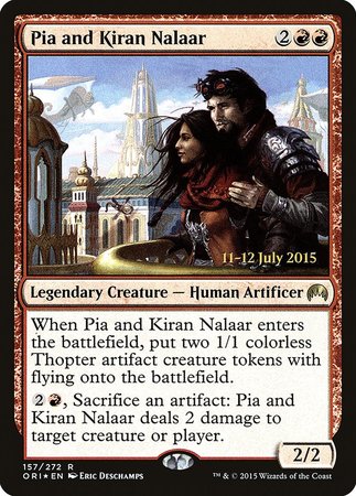 Pia and Kiran Nalaar [Magic Origins Promos] | The Time Vault CA