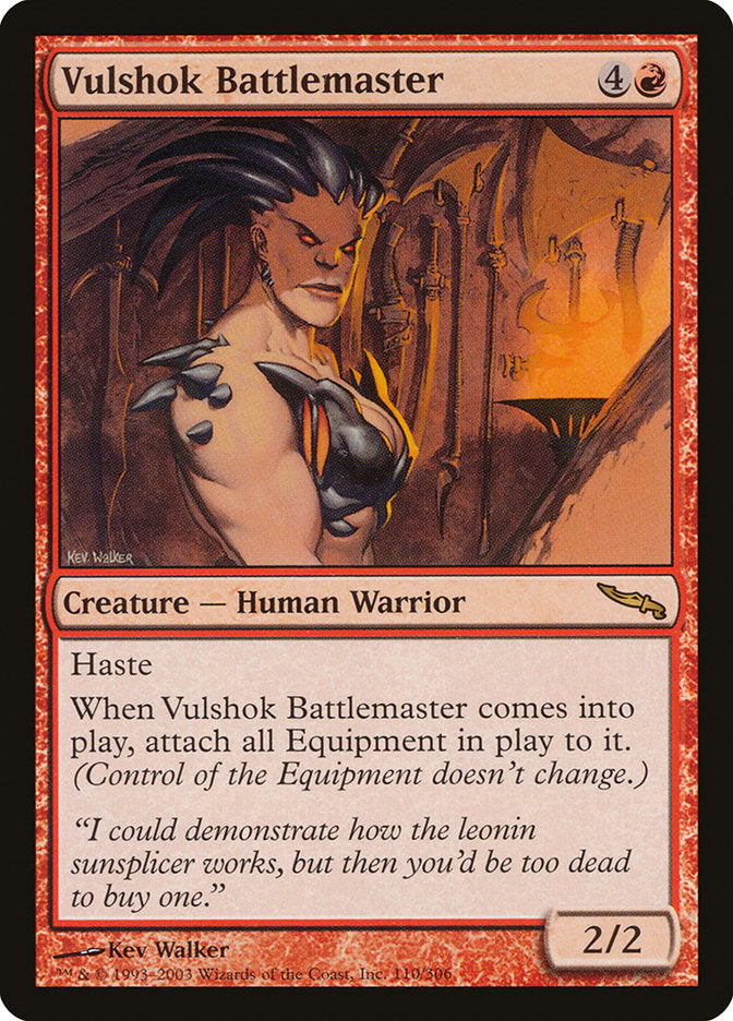 Vulshok Battlemaster [Mirrodin] | The Time Vault CA
