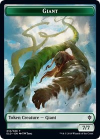 Giant // Food (17) Double-sided Token [Throne of Eldraine Tokens] | The Time Vault CA