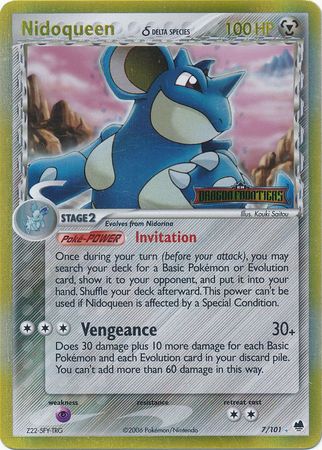 Nidoqueen (7/101) (Delta Species) (Stamped) [EX: Dragon Frontiers] | The Time Vault CA