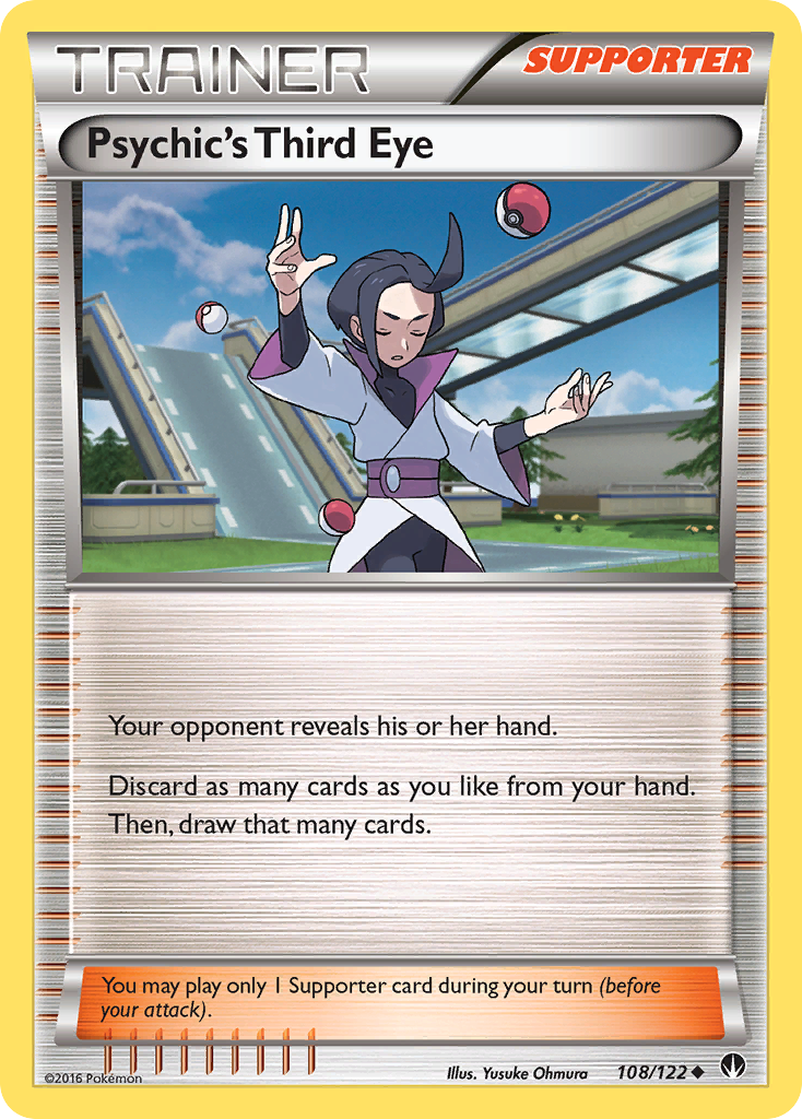 Psychic's Third Eye (108/122) [XY: BREAKpoint] | The Time Vault CA