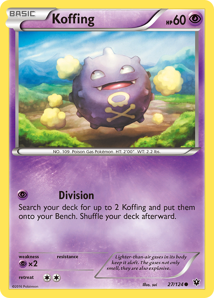 Koffing (27/124) [XY: Fates Collide] | The Time Vault CA