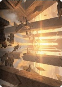 Skyclave Basilica Art Card [Zendikar Rising Art Series] | The Time Vault CA