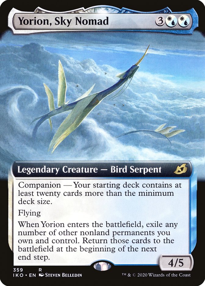 Yorion, Sky Nomad (Extended Art) [Ikoria: Lair of Behemoths] | The Time Vault CA