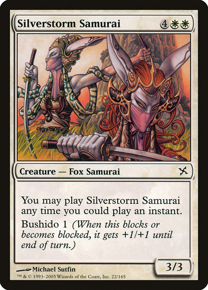 Silverstorm Samurai [Betrayers of Kamigawa] | The Time Vault CA
