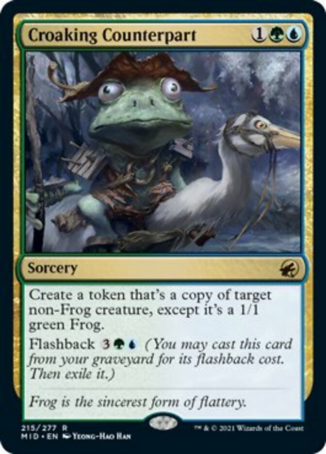 Croaking Counterpart [Innistrad: Midnight Hunt] | The Time Vault CA