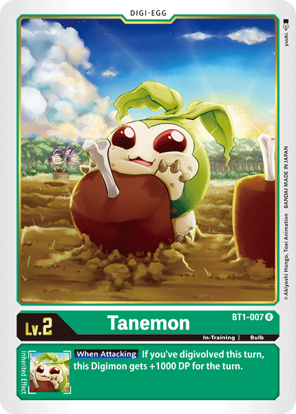 Tanemon [BT1-007] [Release Special Booster Ver.1.0] | The Time Vault CA